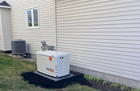 Generac 10KW backup generator on home in Stittsville, ON