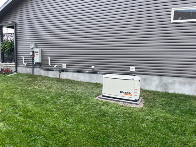 Generac 14KW backup generator on home in Arnprior, ON