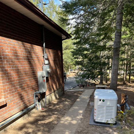 Generac 14KW backup generator on home in Carp, ON