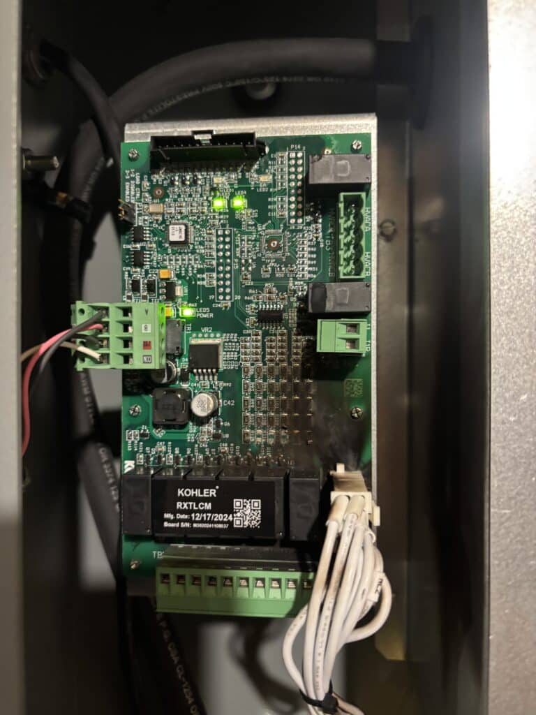 generator transfer switch surge protector installed by Powers Servicing